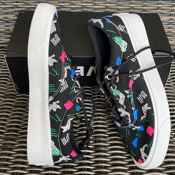 Converse Skid Grip CVO OX Archive Print - Black/Court Green/White MEN`S - Picture 12 of 16